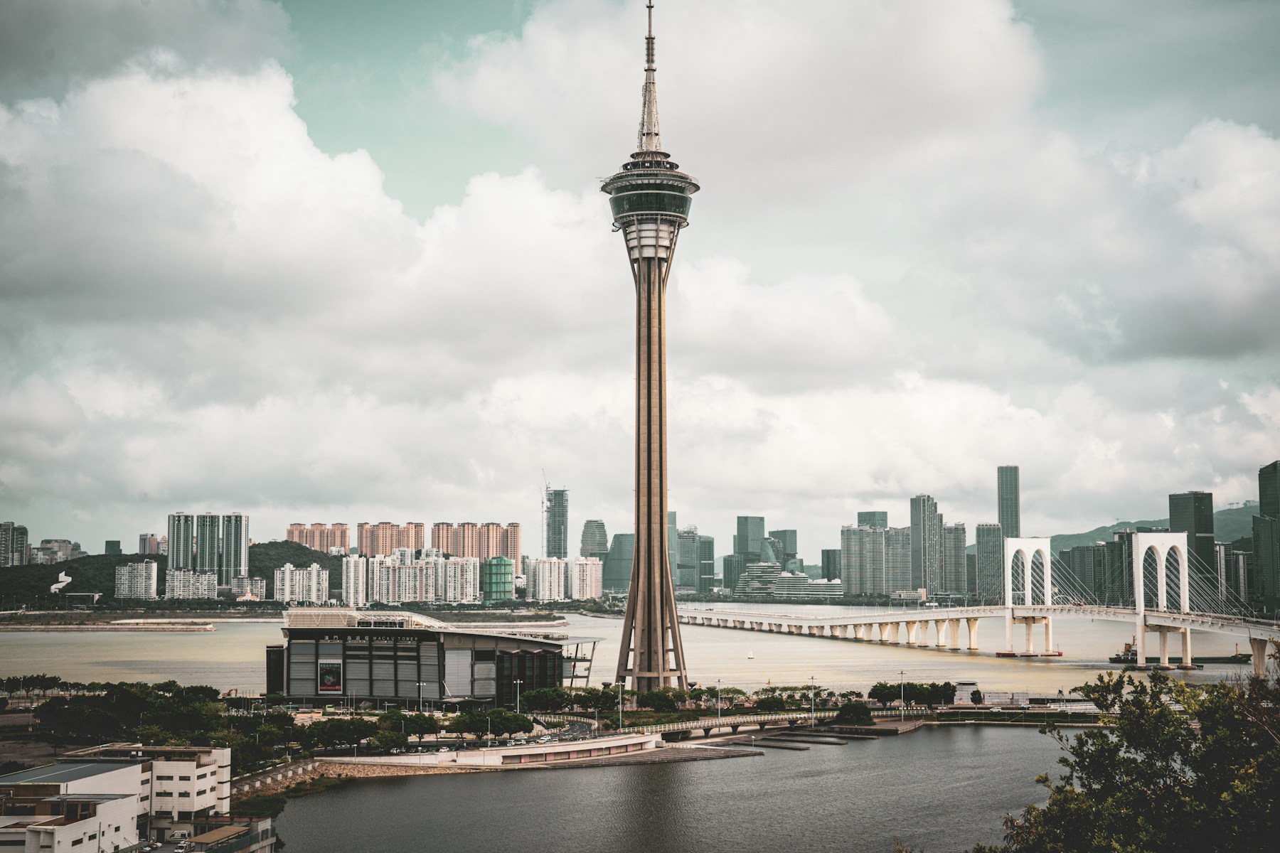 澳門旅遊塔與城市天際線
